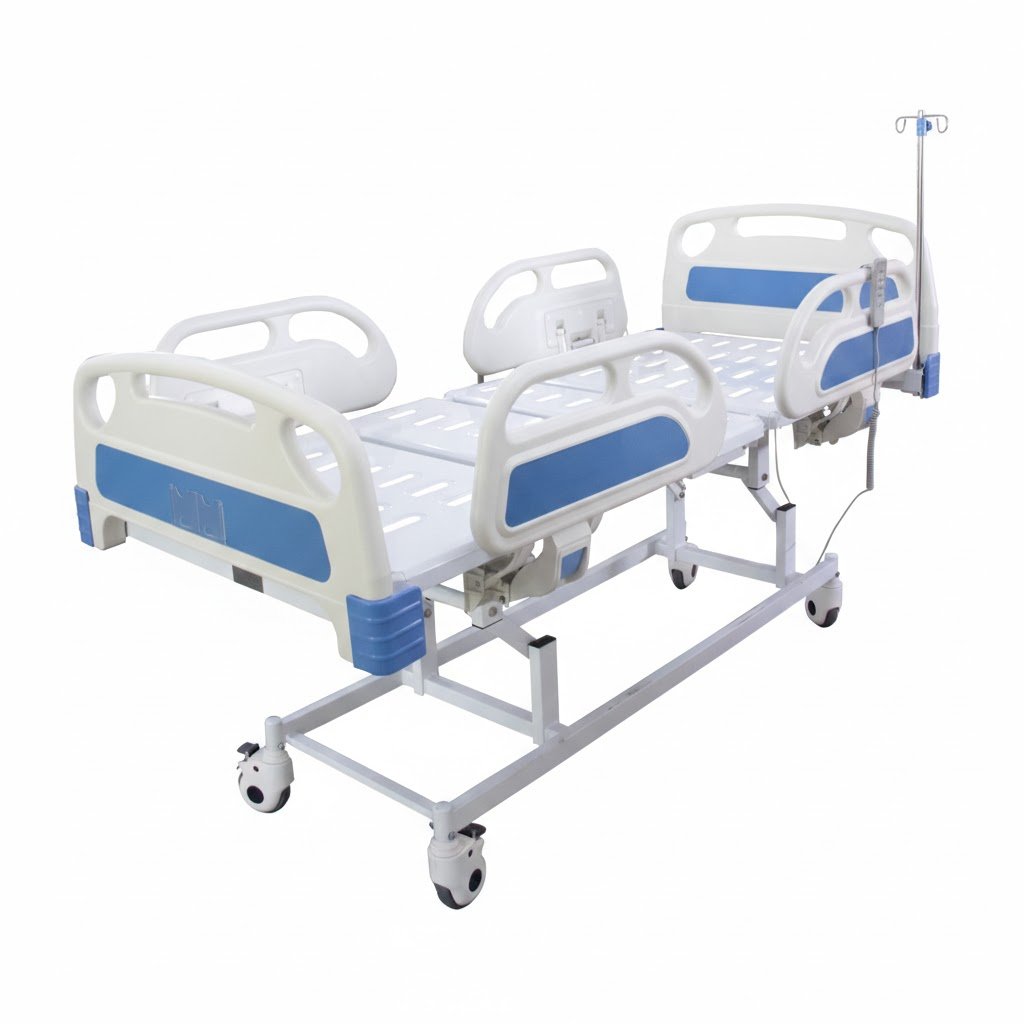 1 Function - Adjustable Cot Manual with ABS Boards