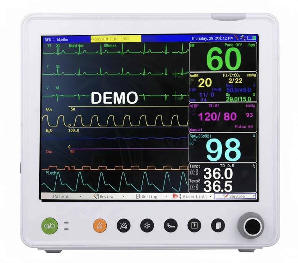5 PARA MULTI CARDIAC MONITOR